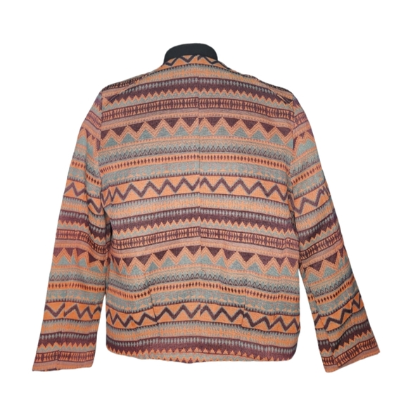 Nameless Blazer Collarless Aztec - Picture 6 of 7